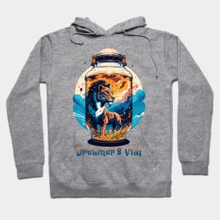 Lion in a Jar - Dreamer's Vial Colorful Savanna Sunset Hoodie